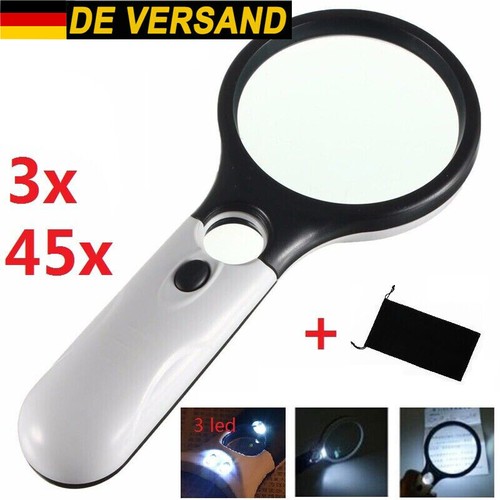 Led extra große handlupe - große,