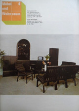 MÖBEL UND WOHNRAUM Mai 4 - 1986 DDR-Zeitschrift Wohnzimmer Buchholz-Schrankwand