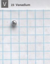 Lichtbogengeschmolzene Vanadium Metall 99,93% 0,7 Gramm Metal Element 23