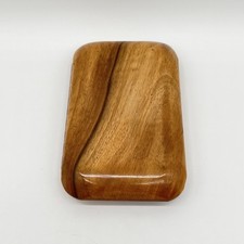 Altes Russisches Birkenholz Zigarrenetui Holz Schnitzerei Etui Raucherutensilien