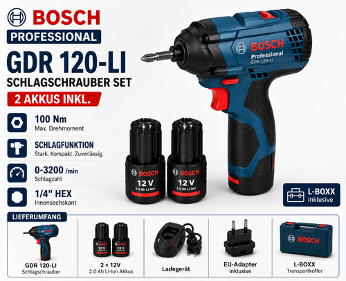 Bosch professional gdr 120 - professional, 120-li