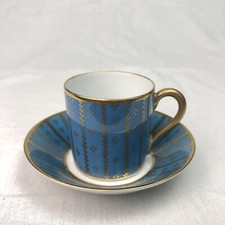 Nymphenburg Sammelgedeck Mokkatasse Untertasse Jugendstil 1. Wahl Tapetenmuster