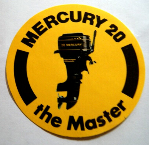 Werbe aufkleber merc mercury - werbe-aufkleber,