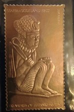 3x Goldbriefmarke 23 Karat