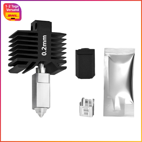 Hotend kit 2mm edelstahl - 0,2mm,