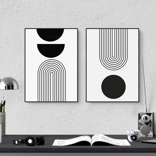 2er abstrakt poster set - 2er,
