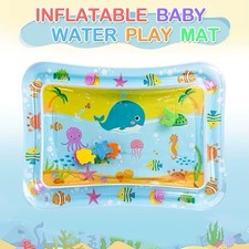 Baby Wasser-Spielmatte – Aufblasbares Bauchlage Spielzeug