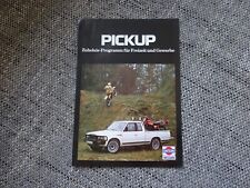 Datsun Pickup Zubehör Prospekt Brochure Accessories Sheet Deutsch selten rare