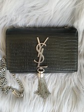 Yves Saint Laurent Handtasche Kate YSL Monogramme Tassel Crossbody Bag Schwarz