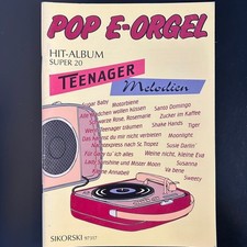 Noten - pop e-orgel -