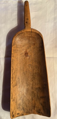 Mehlschaufel antik aus holz - antik,