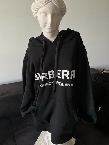 Burberry hoodie schwarz l - burberry, schwarz,