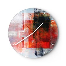Modern wanduhr 40x40cm analog - modern,