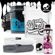 Auto Wascheimer Set Nuke Guys Autoshampoo + Zubehör Grit Guard Siebeinsatz