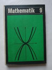 Mathematik Klasse 9 Lehrbuch DDR 1970