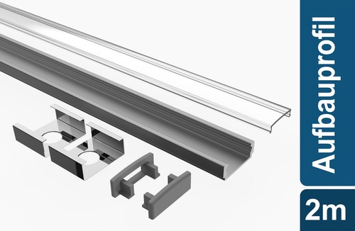 Led alu profil af2 set - 2, m