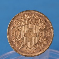 Schweiz 20 Franken 1914 B Vreneli * 6,45 Gramm 900 Gold * VZ