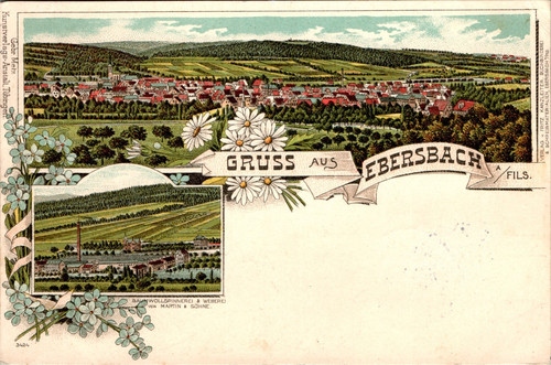 Litho gruss aus ebersbach - litho,
