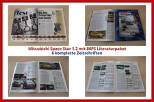 Mitsubishi Space Star 1.2 mit 80PS Literaturpaket - 6 komplette Zeitschriften