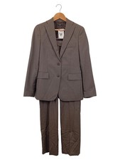 BOSS HUGO BOSS Damen Hosenanzug Gr. 36/S Braun Business Klassisch Wolle