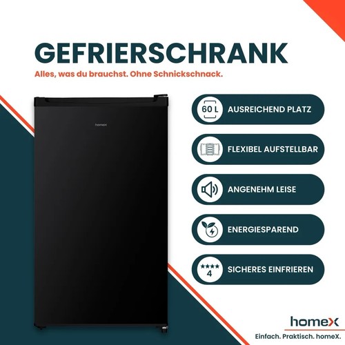 Homex mini gefrierschrank - mini, 60