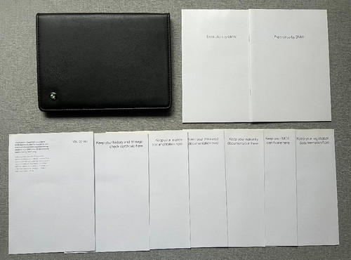 Genuine bmw document - /, service