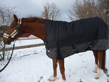 *1200 Denier WINTEROUTDOORDECKE  HIGHNECK*165 cm  Schwarz-Grau 300 gr.Füllung