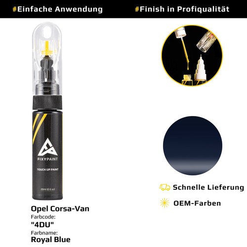 Lackstift für opel corsa van - lackstift,