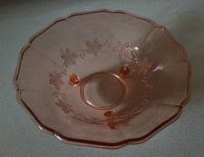 Vintage Glasschale Braun