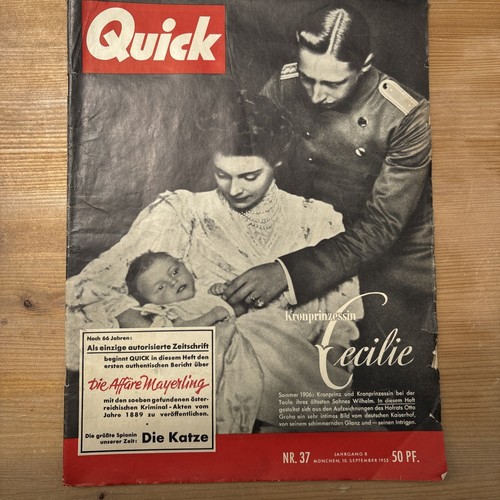 Zeitschrift quick 1955 heft - zeitschrift, 1955,
