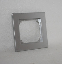 Merten M-Plan 1-fach Rahmen in alu Aluminium für System M Einsätze