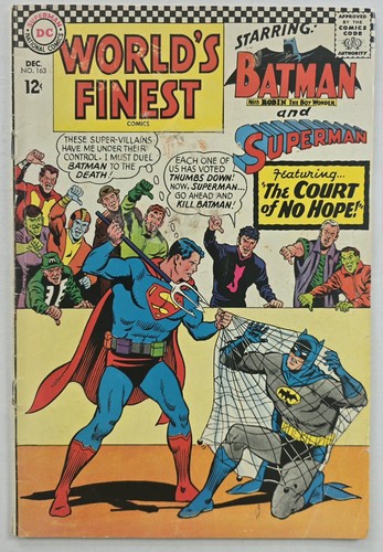 World finest 163 comic book - comic,