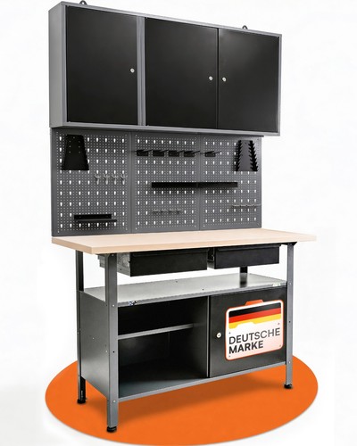 Werkstatt set 120 werkbank - set,