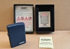 Zippo Benzin Feuerzeug, Navy