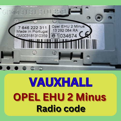 Entsperrcode für vauxhall - entsperrcode,