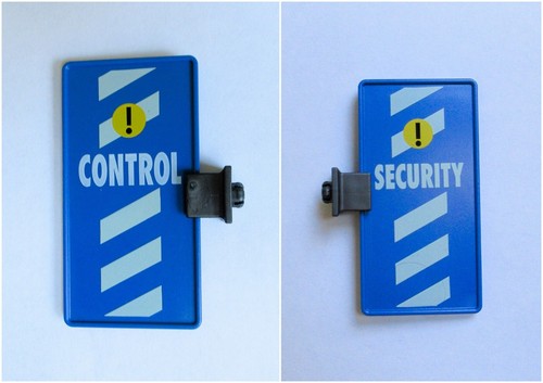 Playmobil schild blau - schild,