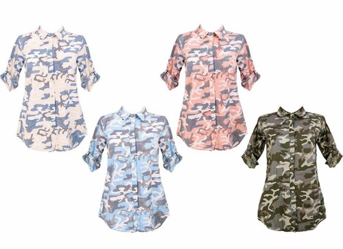 Damen longbluse hemd - longbluse,