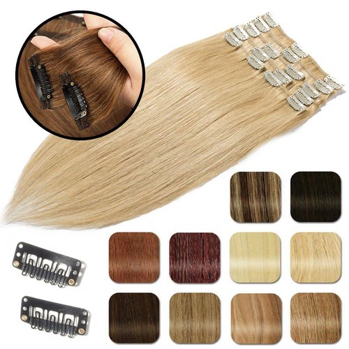 Clip echthaar extensions - echthaar,