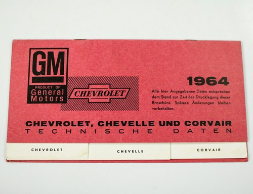 Chevrolet broschüre - chevrolet,