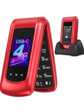 USHINING 4G Seniorenhandy Klapphandy ohne Vertrag