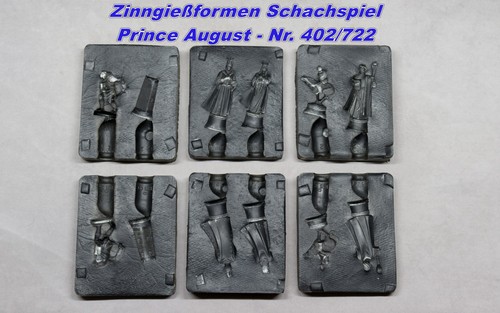 Zinngießformen schachspiel - zinngießformen,