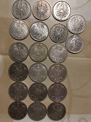 Stück silber münzen - münzen, 1