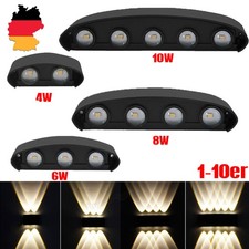 1-10er LED Wandleuchte Außen