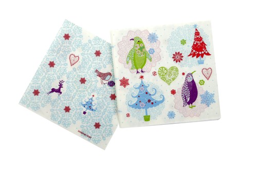 Papierservietten eiszeit - papierservietten,