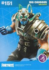 Fortnite Big Chuggus Skin Sammelkarte #151 Serie 2 episches Outfit lila Lama