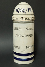 Alter Reservistenkrug Krug Bierkrug Kartusche Geschoß Reservistika Belgien 1.WK