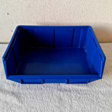 Aufbewahrung Kleinteile Behälter, Blau, 340 x 240 x 120 mm, Boxen für Werkstatt