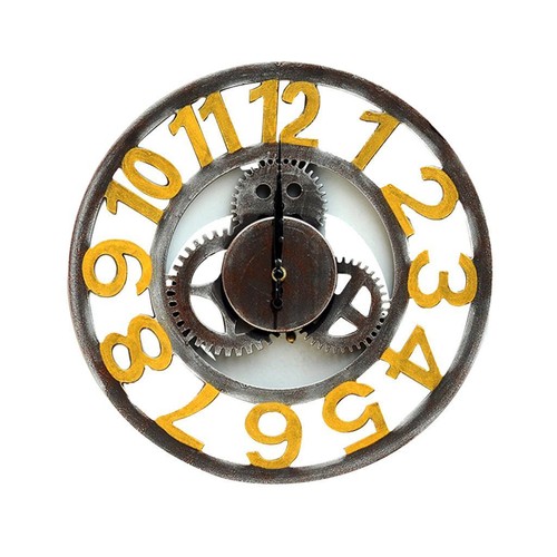 Hölzerne wanduhr der - wanduhr,