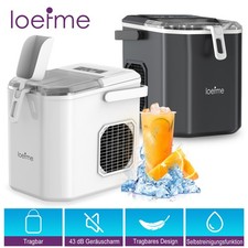 Eiswürfelmaschine 12kg Icemaker Eiswürfel in 6-13 Minuten Eiswürfelbereiter 1,2L
