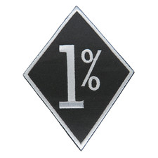 1 % Rocker Motorrad Aufnäher